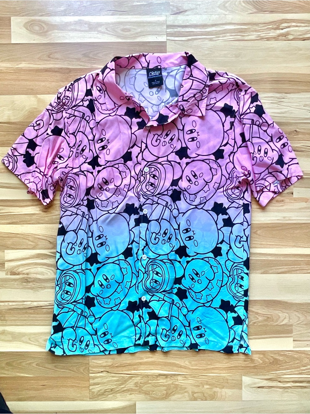 Nintendo Kirby Hawaiian Shirt
